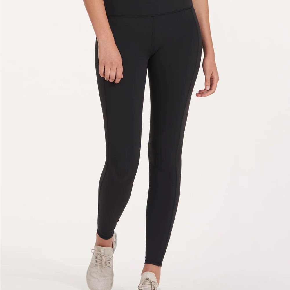 Women's TALL Black High-Waisted Leggings - Picture 5 of 5